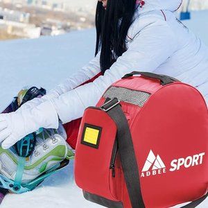 Ski boot bag - large capacity waterproof travel ski bag